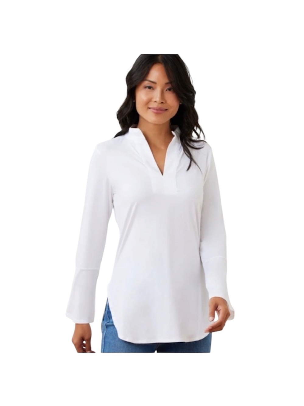 Dudley Stephens India Bell Sleeve Tunic Top Size S